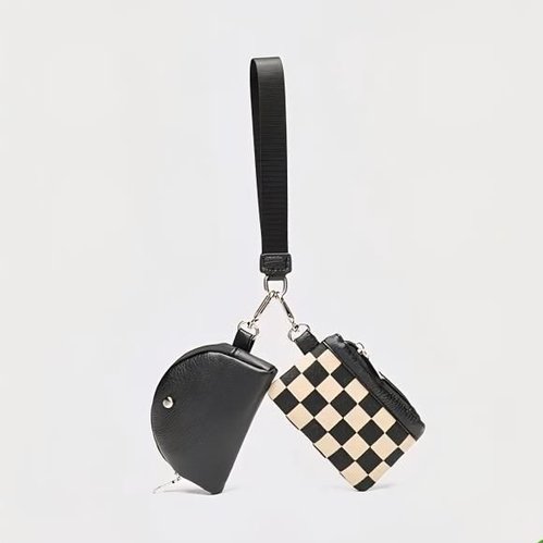 Dual pouch wristlet