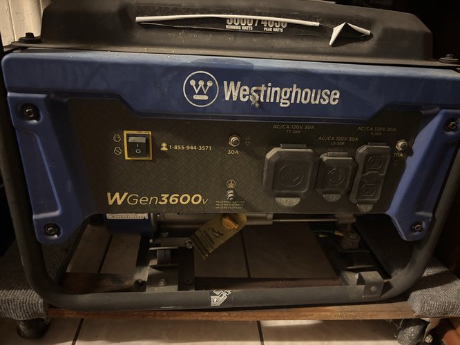 Westinghouse WGen3600v Generator