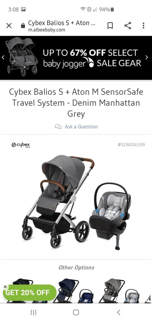 Cybex Stroller