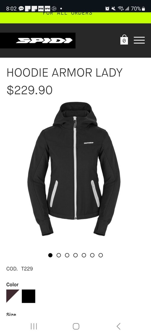 여성용 라이딩 후디