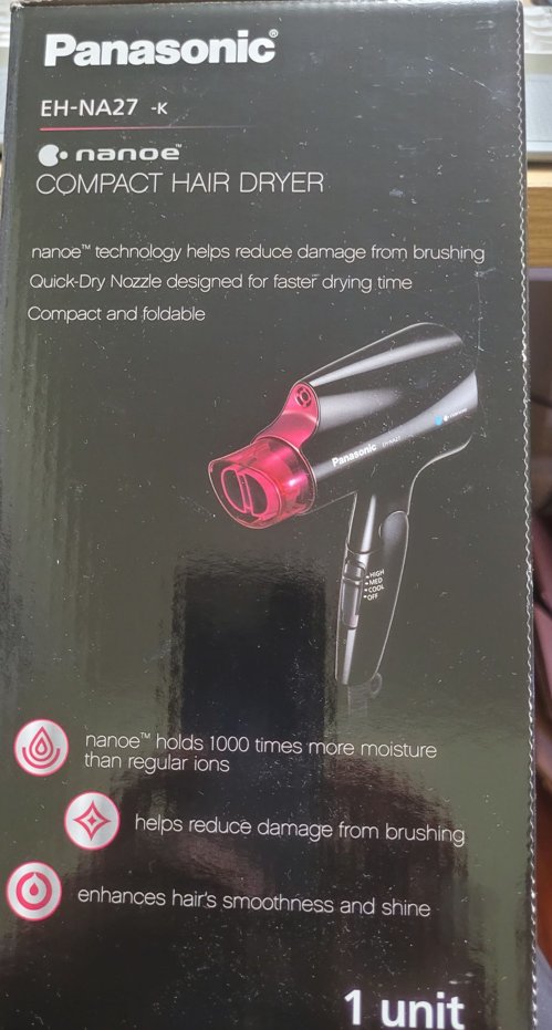 PANASONIC HAIR DRYER  EH-NA27-k