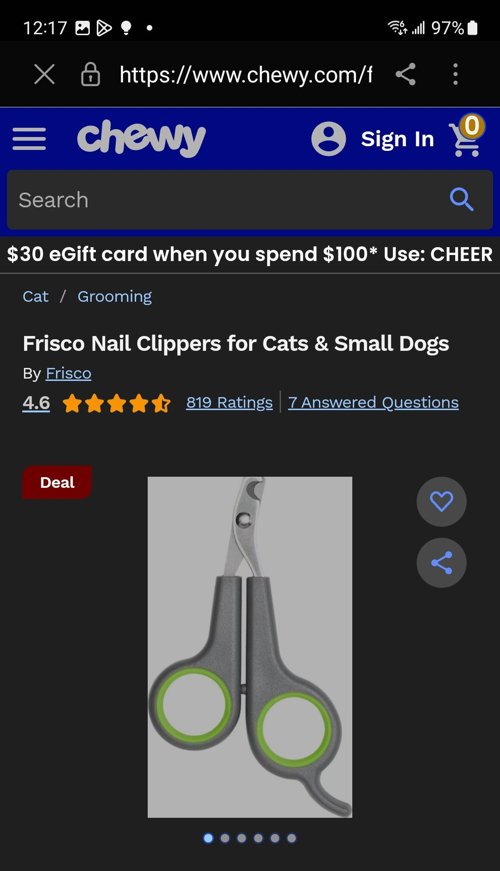 Dog/Cat Nail Trimmer