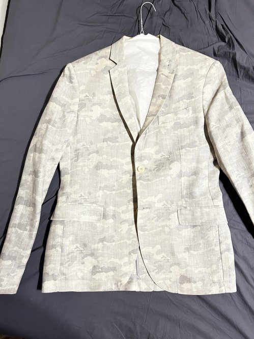 Zara 여름 마 자켓 (Gray camo)