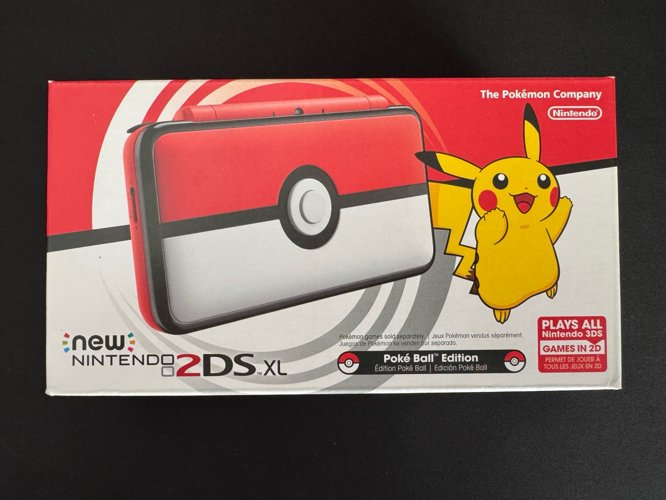 닌텐도 "New" Nintendo 2DS XL Pokeball Pokemon Poke Ball Edition Console [New in Box]