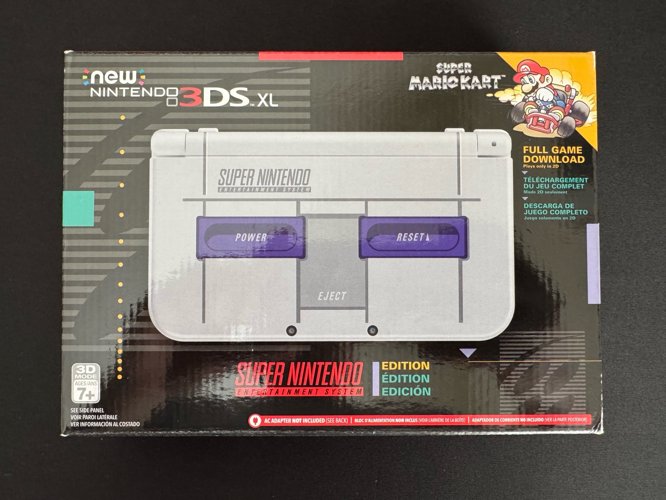 닌텐도 NEW Nintendo 3DS XL Super Nintendo SNES Edition [NN3DS XL Console, Mario Kart]