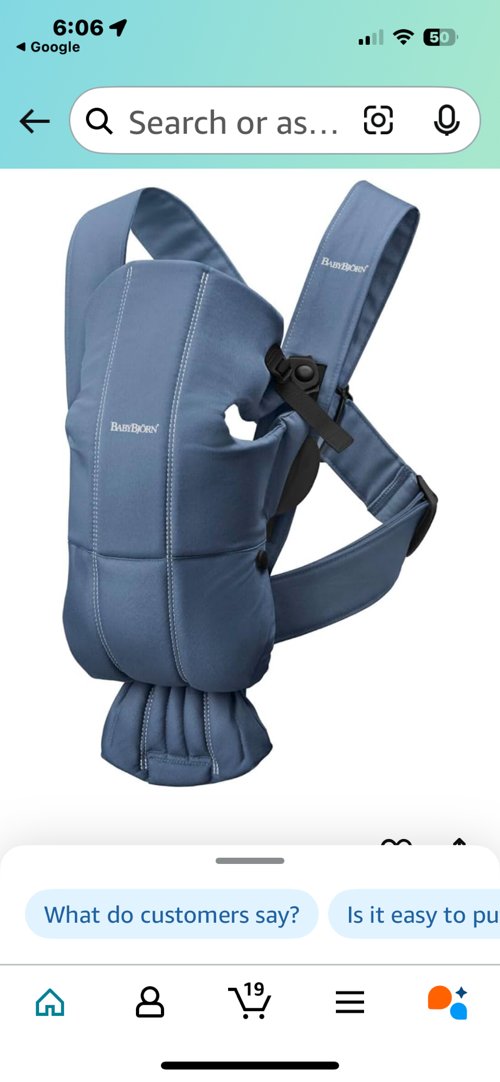 베이비뵨 미니 아기띠