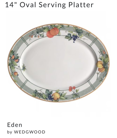 웨지우드 에덴 서핑플래터,서빙보울