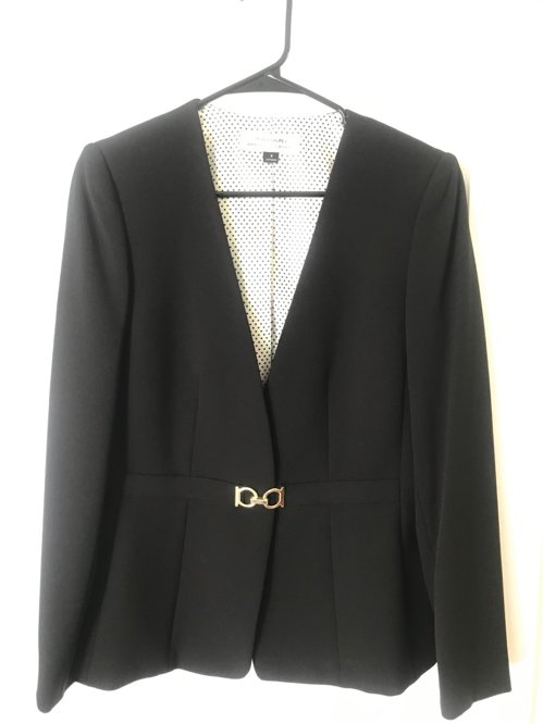 Tahari Black Suit 자켓 size 8