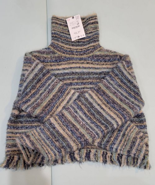 Zara Girls 울 터틀넥 스웨터