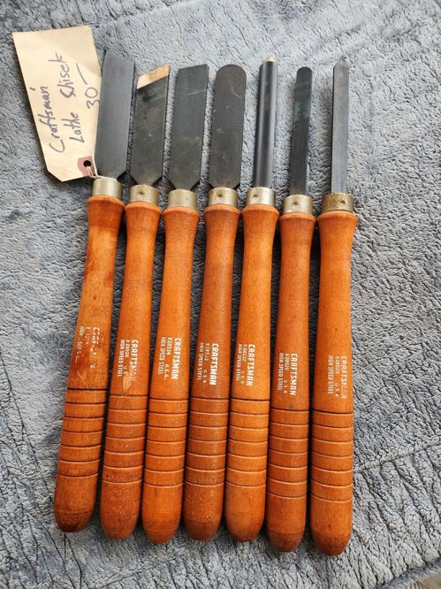 전문가용 목재선반 끌세트