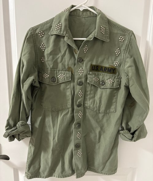 여성 빈티지 자켓겸 셔츠