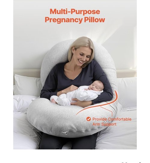 C shape pregnancy pillow