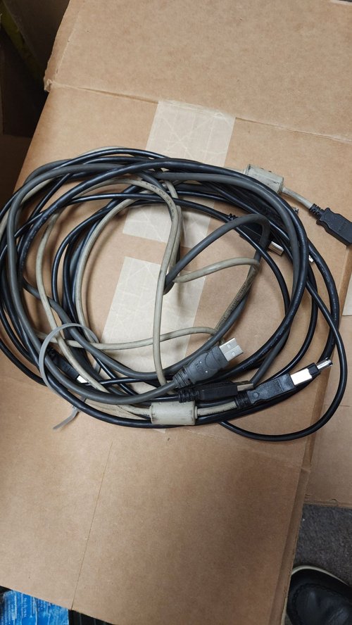 Printer  power &usb cable  each$2.00