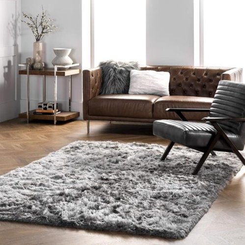 nuLoom Hand Woven Latonia Silken Shaggy Rug 팝니다.