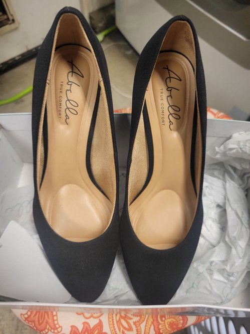 편한 구두 새것.베이지.블랙size7