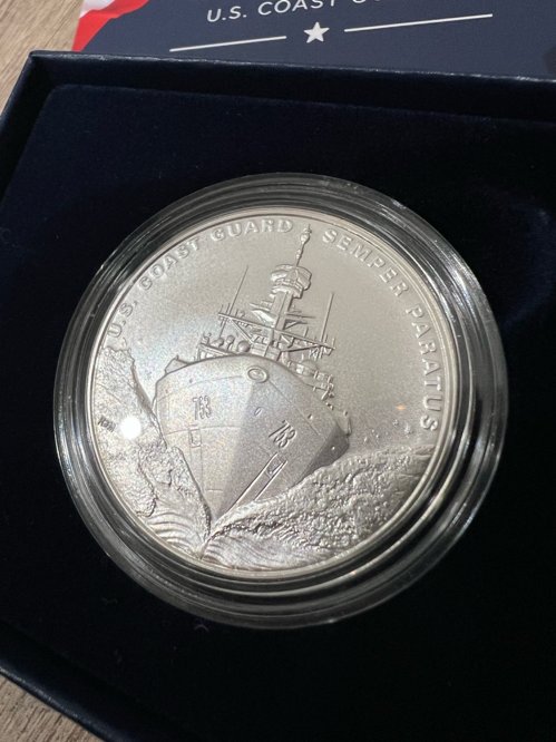 US COAST GUARD SILVER MEDAL