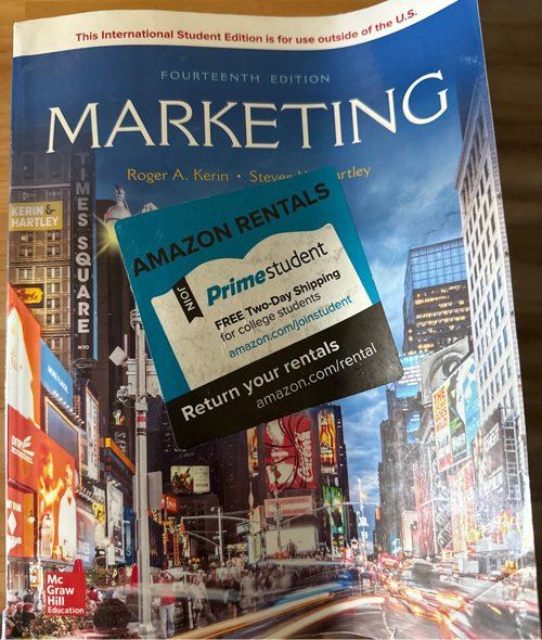 마케팅 textbook 판매합니다