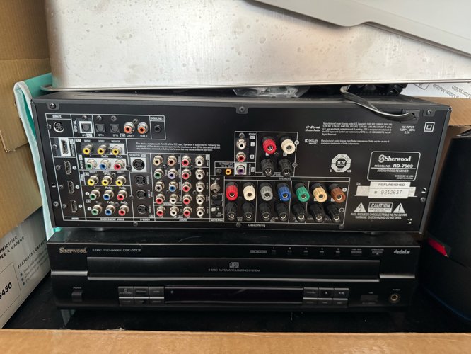 Sherwood RD-7503 AV 리시버 + Sherwood DCD-5506 CD 플레이어
