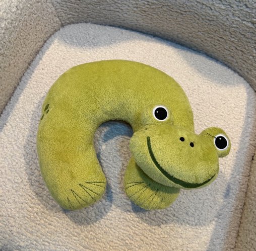 Toddler Frog 여행 목베게