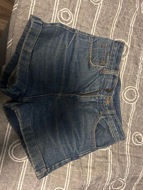 하이웨스트 여성 청반바지 진청