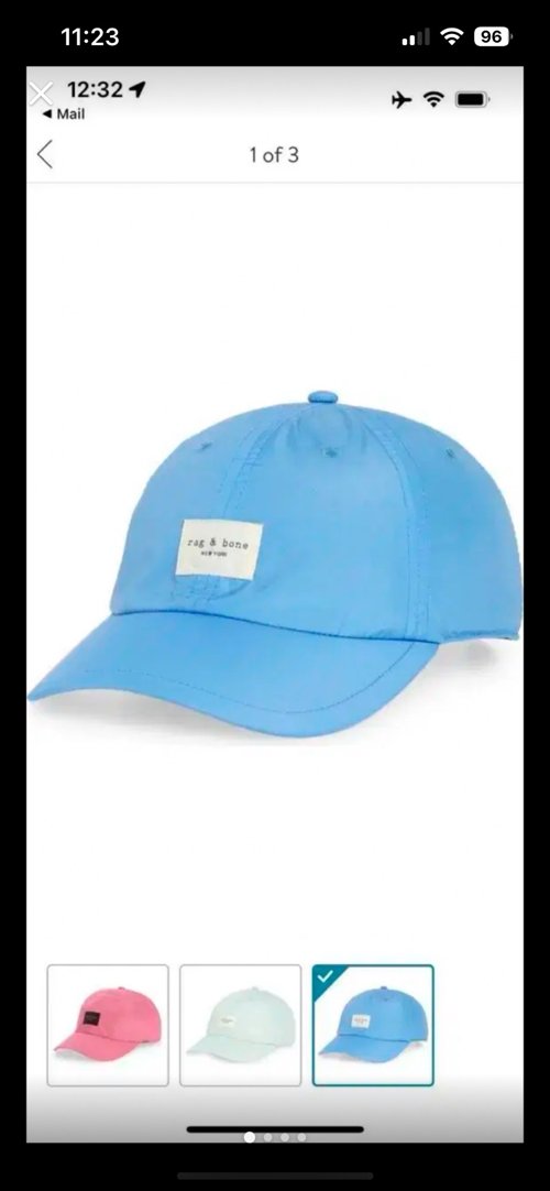 Rag & bone 캡 (나일론재질)정가 95불