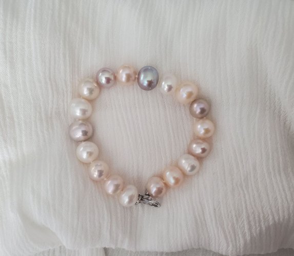 [new] 9 1/2-10 1/2mm pearl bracelet 진주팔찌