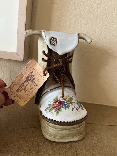 이쁜 쎄라믹 부츠 화분 succulents planter pot 다육 화분