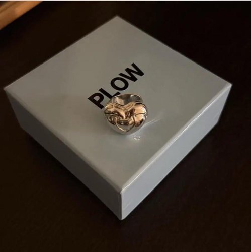 Plow 23SS CLASSIC HEART SILVER BOLD RING