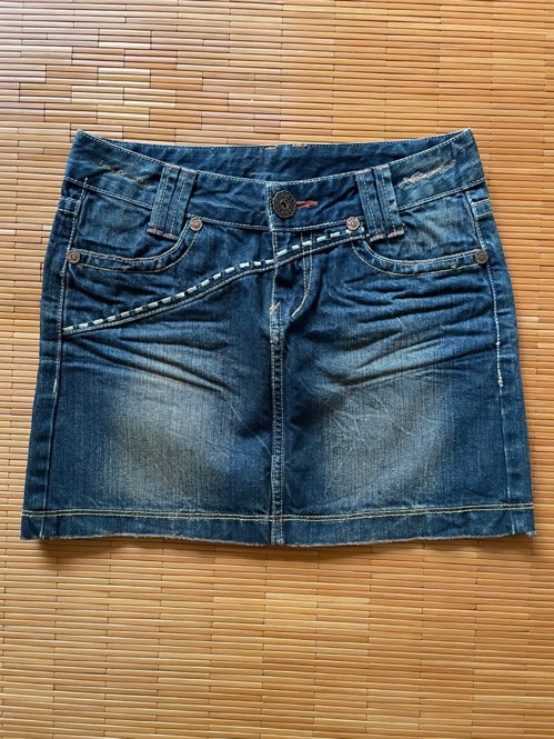 Jean Short Skirt