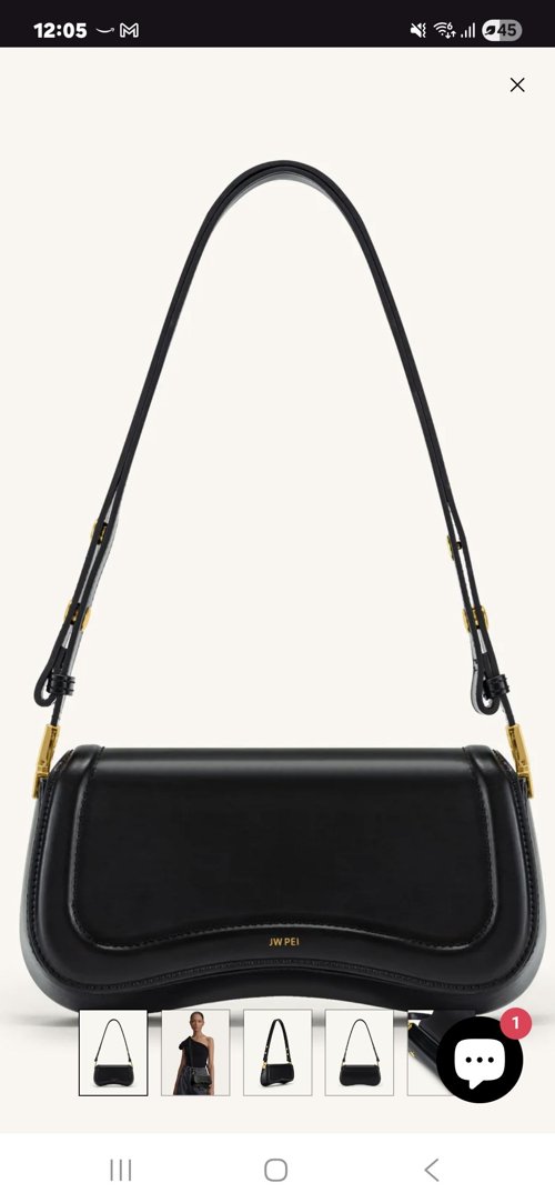 (이사정리)Joy Shoulder Bag - Black