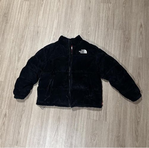 Supreme The North Face Suede Nuptse Jacket (black) L