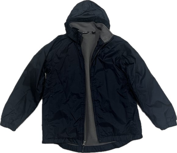 Lands’ End Hooded Winter Jacket – Size M(Kids)Navy