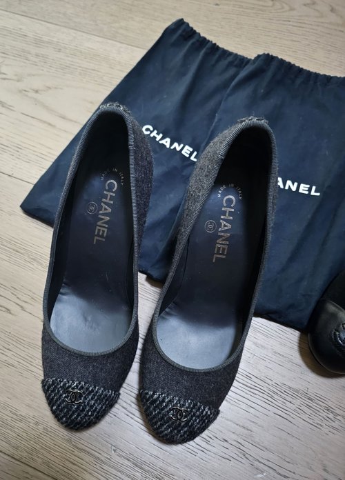 CHANEL 샤넬 정품 구두 힐