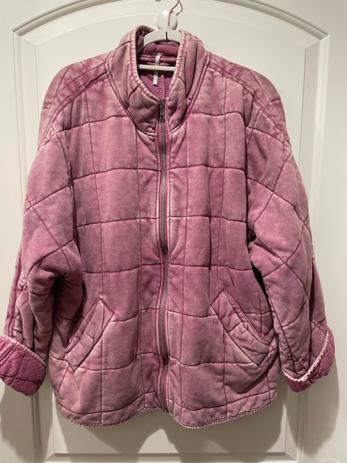 워싱 누빔 점퍼