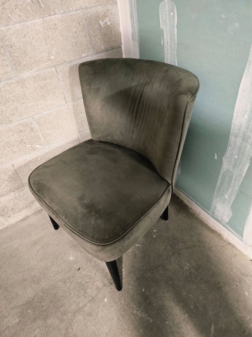 Century Velvet Club Chair