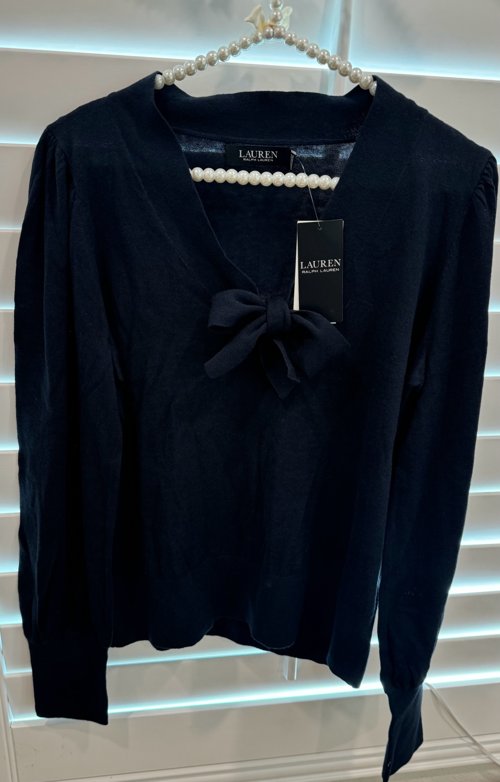 새상품💎랄프로렌. 네이비 니트 (라지)