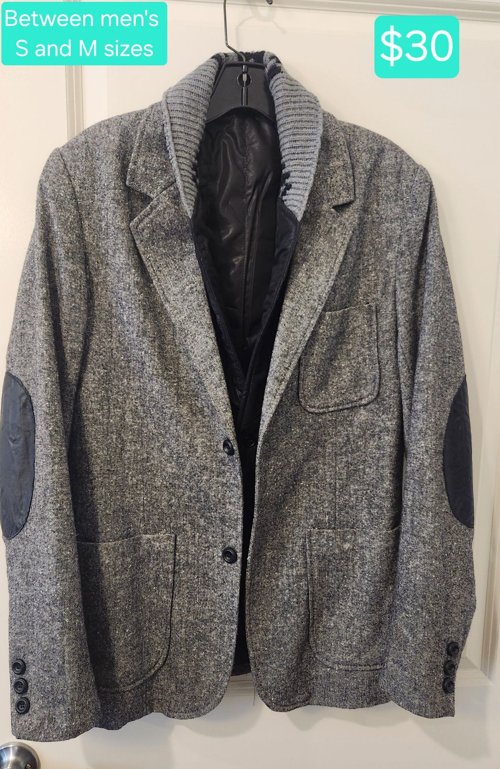 Zara 남자 니트 blazer 쟈켓