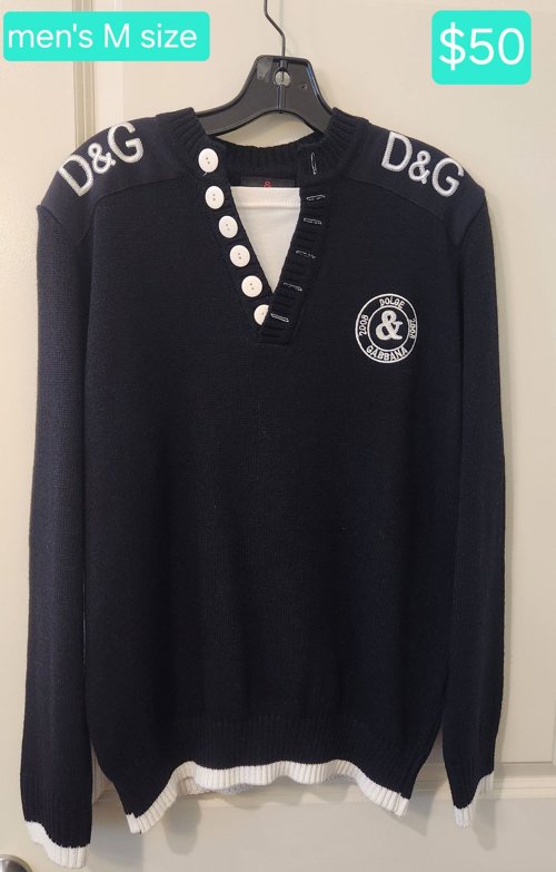 Dolce Gabbana 남자 니트 긴팔 Top