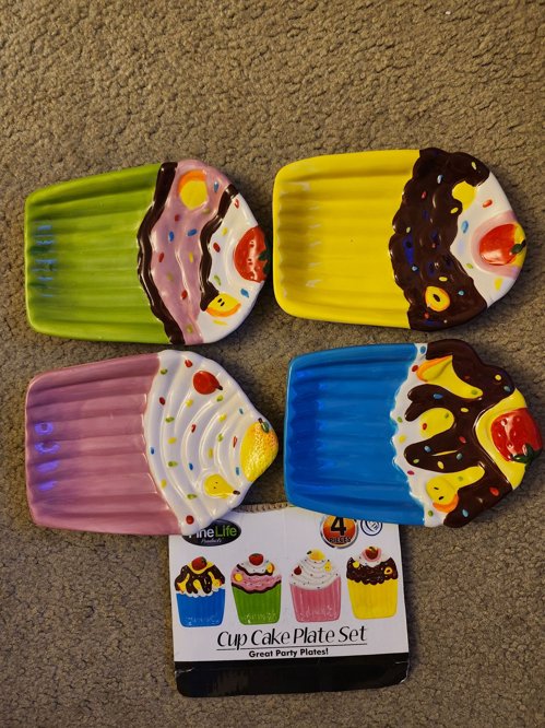 컵케익접시세트