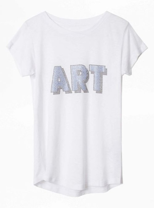 새상품💎 쟈딕앤볼테르 ART 반팔 티셔츠(XS)
