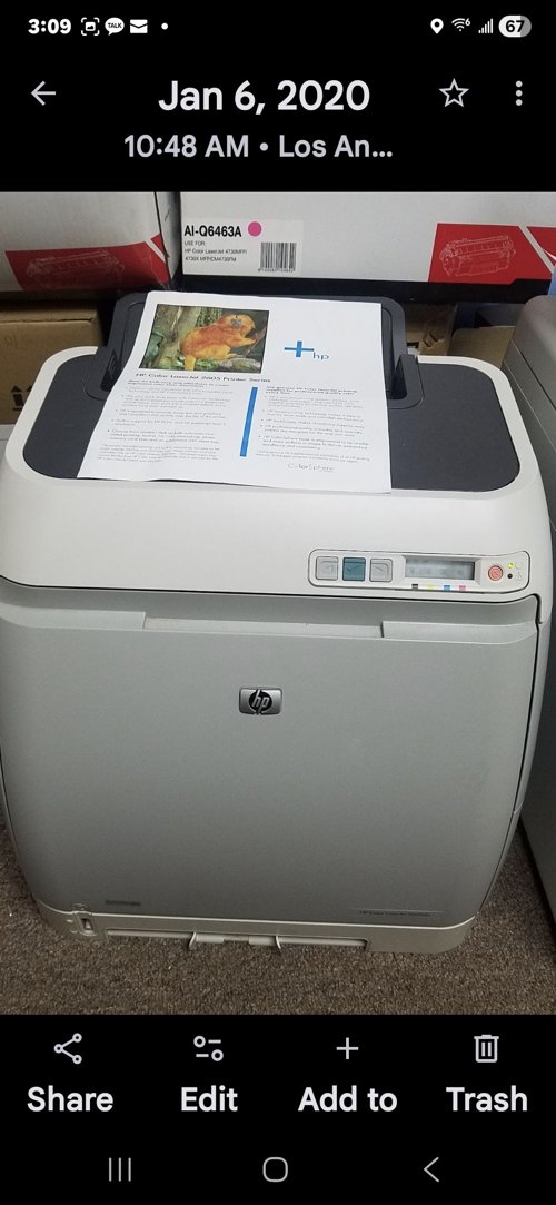 Hp color laser 2605dn