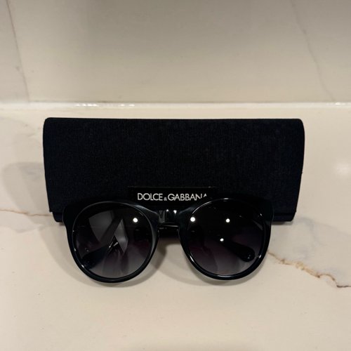 DOLCE & GABBANA DG 4279 501/8G Polished Black/Silver 52-21-140 3N Sunglasses