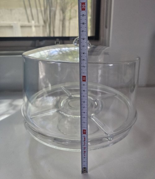 큰사이즈 유리 케잌스탠드+뚜껑