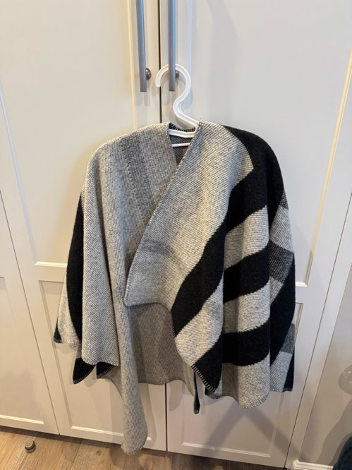 버버리 burberry 망토 poncho 버버리 패턴 원사이즈