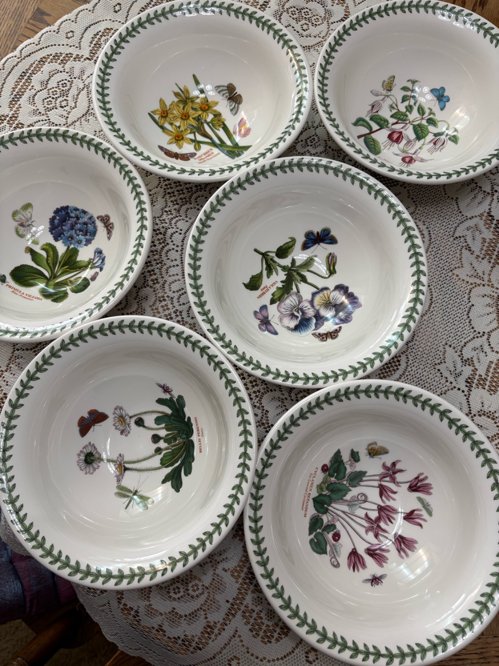 보타닉가든 국그릇 6개