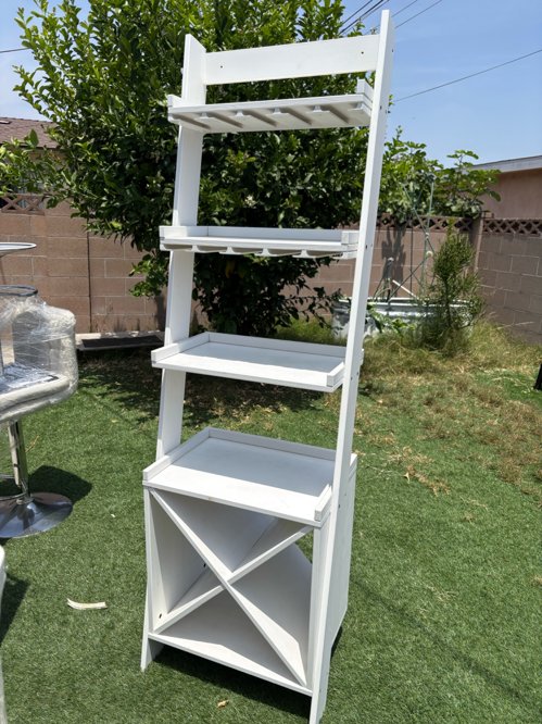 흰색 아이키아 와인수납장 선반