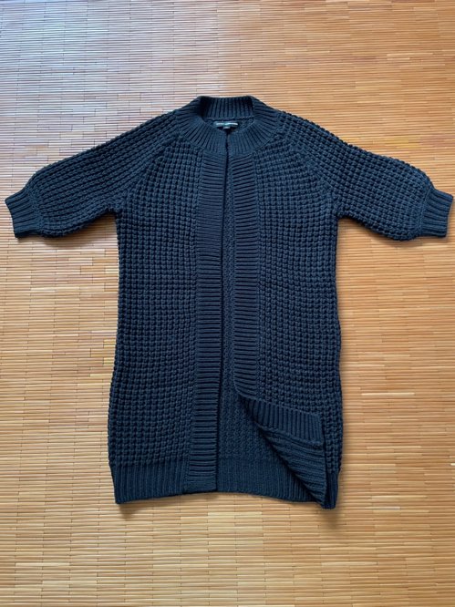 Long sweater cardigan