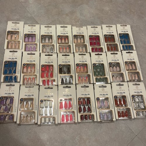 디자인 네일팁 키트 6종류 랜덤