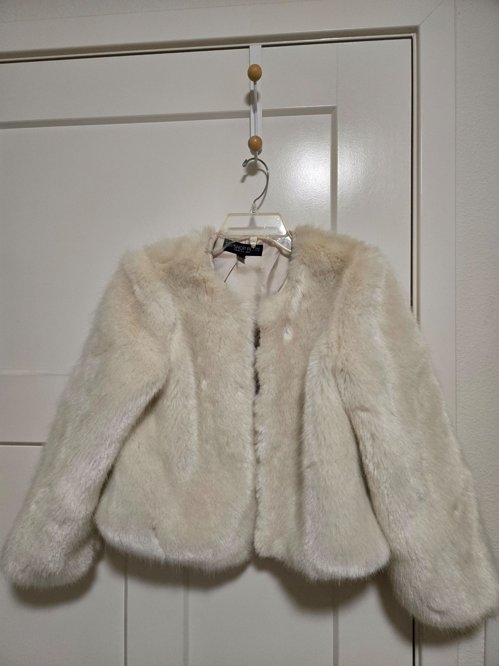 Topshop fur jacket