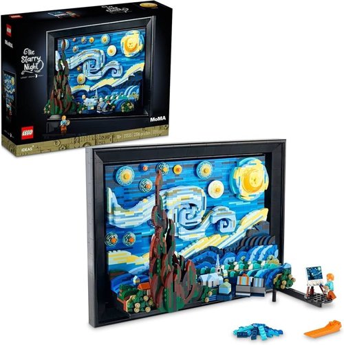 레고 아이디어스 반고흐 별이 빛나는 밤 21333 | LEGO Ideas Vincent Van Gogh The Starry Night 21333
